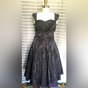 Hearts & Roses Corset Detail Party Dress